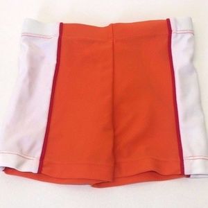 SunBusters PRICE Girls Orange Shorts Sz 6/12 M